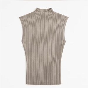 Abercrombie & Fitch Taupe Shell Sweater Top Size XSmall - New